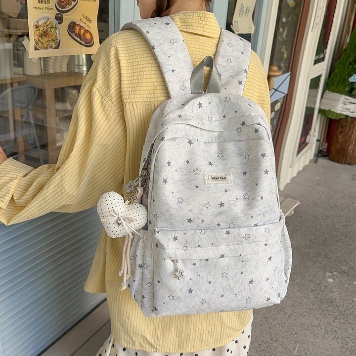 Star-Patterned Casual Backpack Kalsten