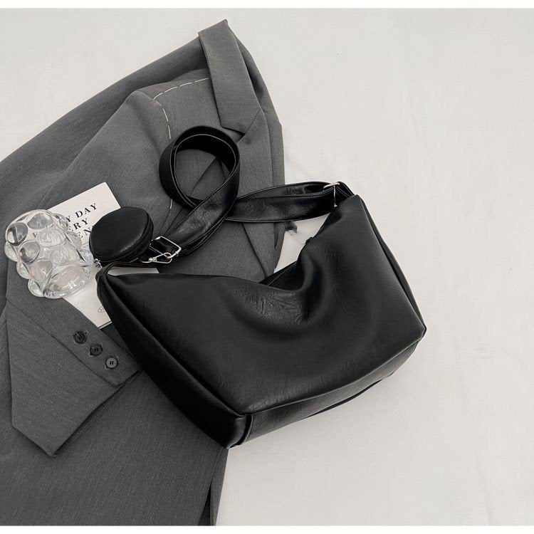 WoChic Leather Hobo Handbag
