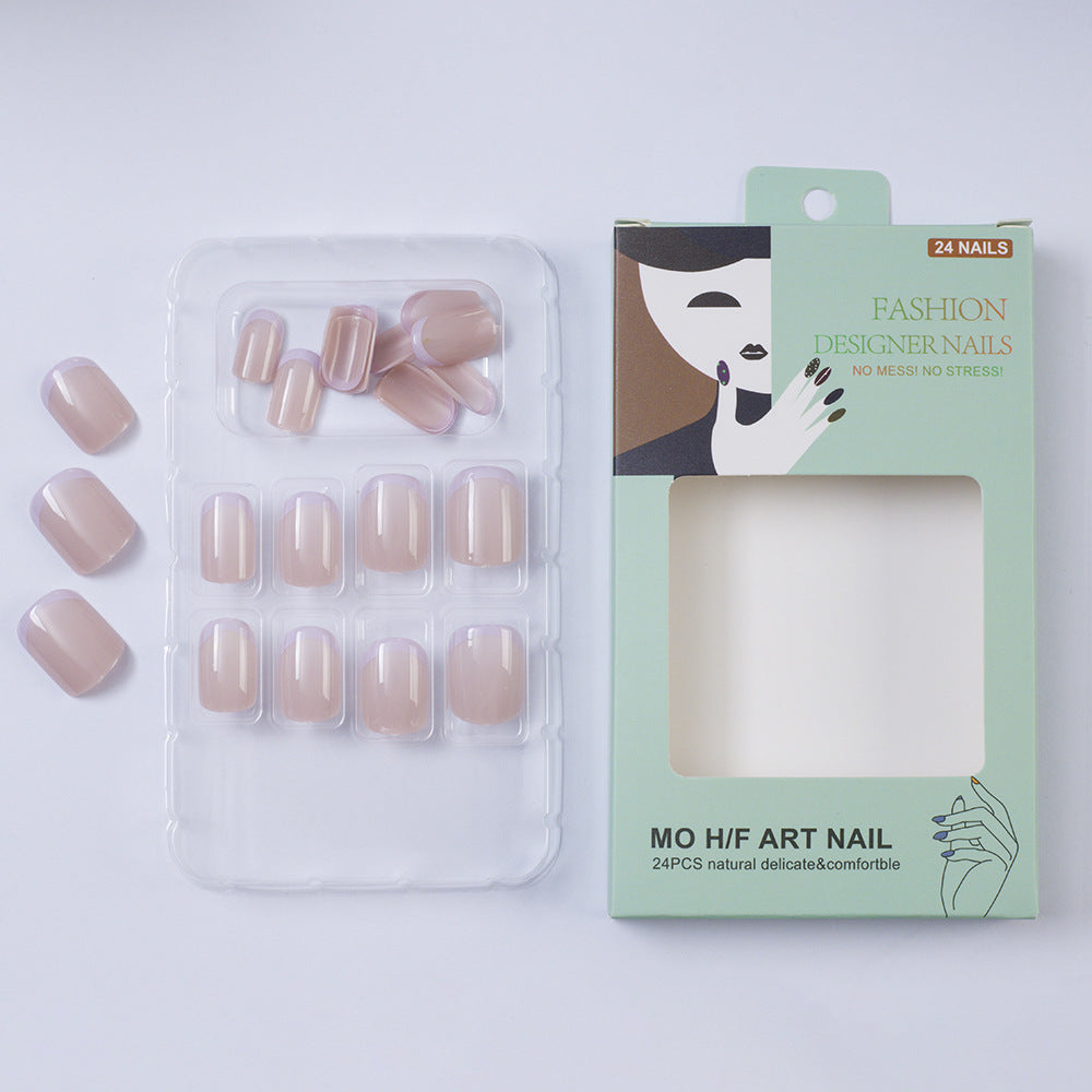 Artificial nails with high-gloss finish and elegant contours Kalsten