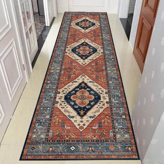 Vintage Floral Design Runner Mat Kalsten