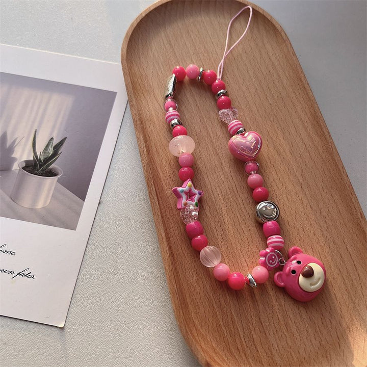 Cute Themed Beaded Phone Strap Kalsten 1790135647