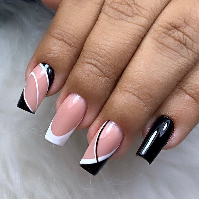Elegant Abstract Art Press-On Nails Kalsten
