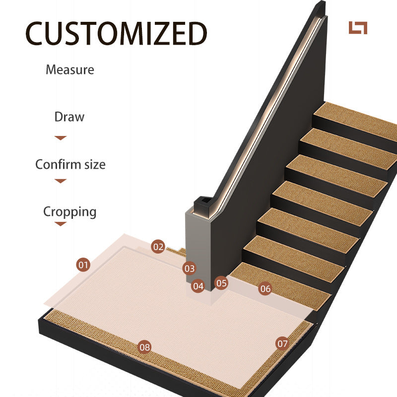 Stylish Non-Slip Stair Mats