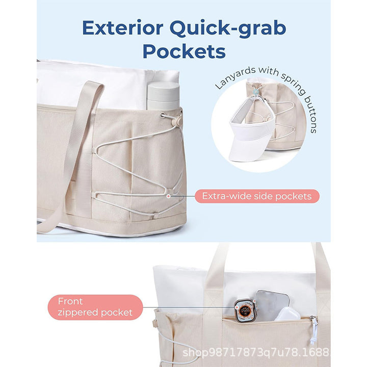 Multifunctional shopping bag with insulated compartments Kalsten
