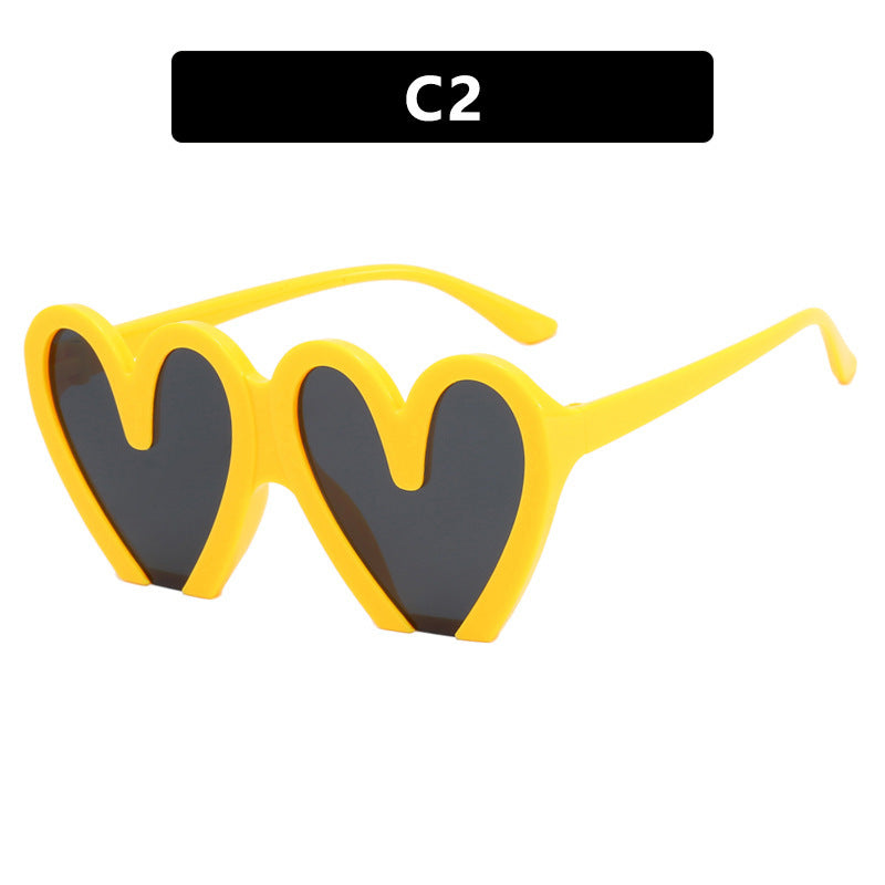 Women Heart-Shaped Sunglasses Kalsten 1780928954