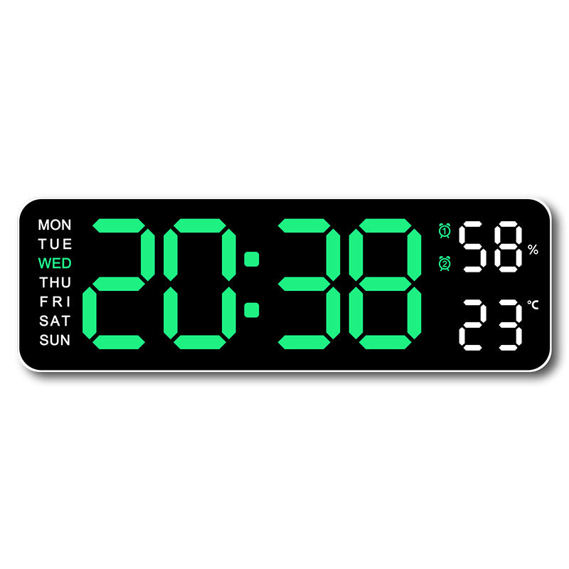 Digital alarm clock with room temperature and humidity display Kalsten