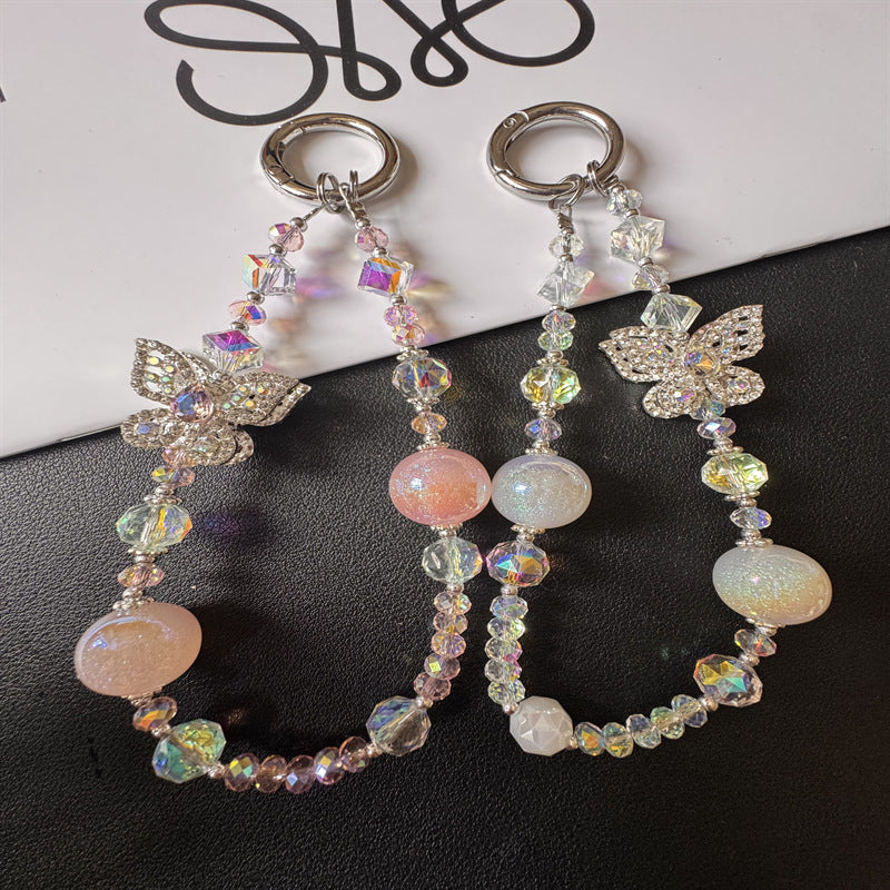 Sparkling Butterfly Charm Keychain Kalsten