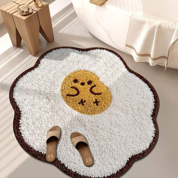 Playful Tiger-Themed Bathroom Mat Kalsten
