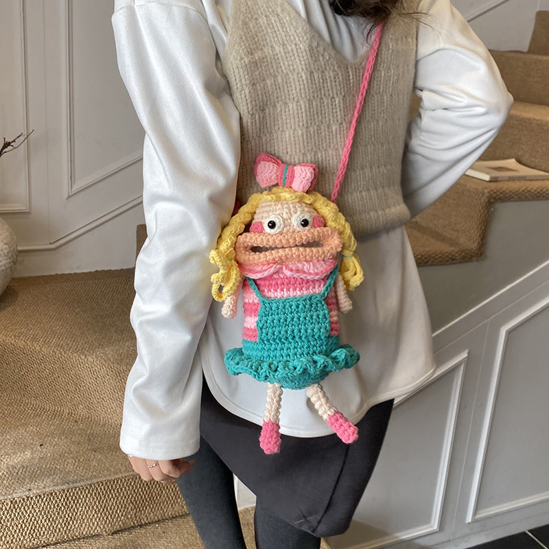 Crochet Character Mini Backpack