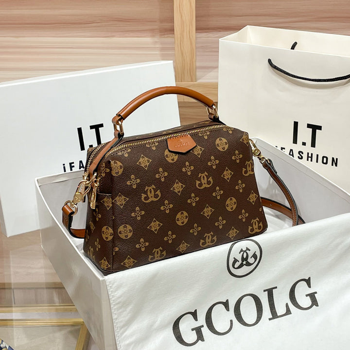 Elegant Monogrammed Handbag