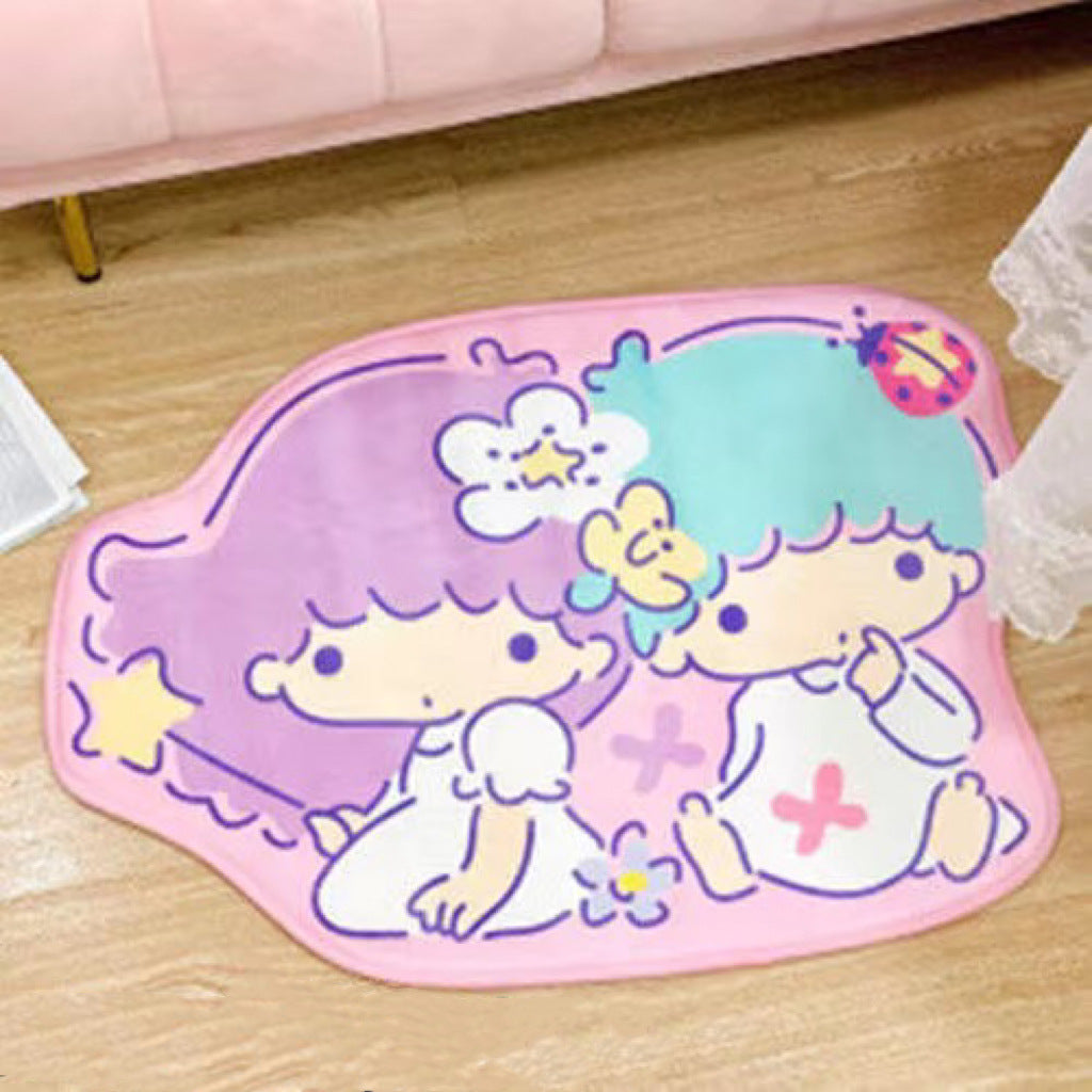 Cute Animal-Themed Plush Bath Mat