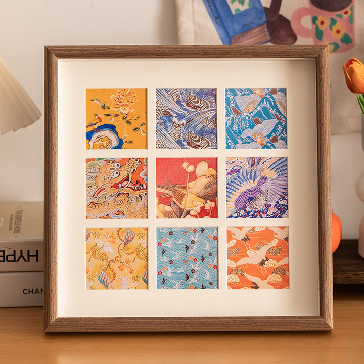 Artistic Framed Japanese Cultural Art Display
