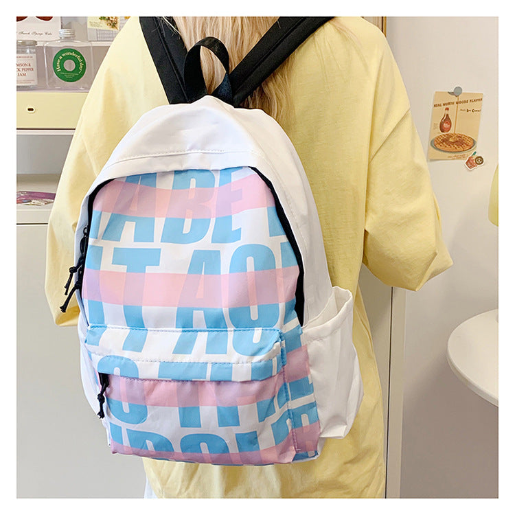 Leisure backpack with eye-catching graphic design and practical compartments Kalsten