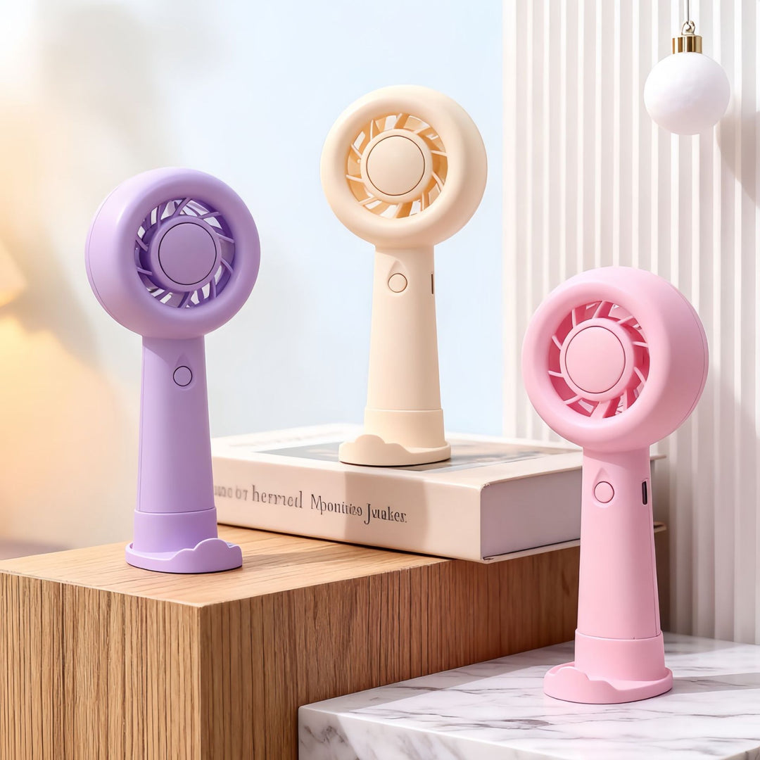 Women's Portable Hand Fan with Stepless Speed Control Kalsten