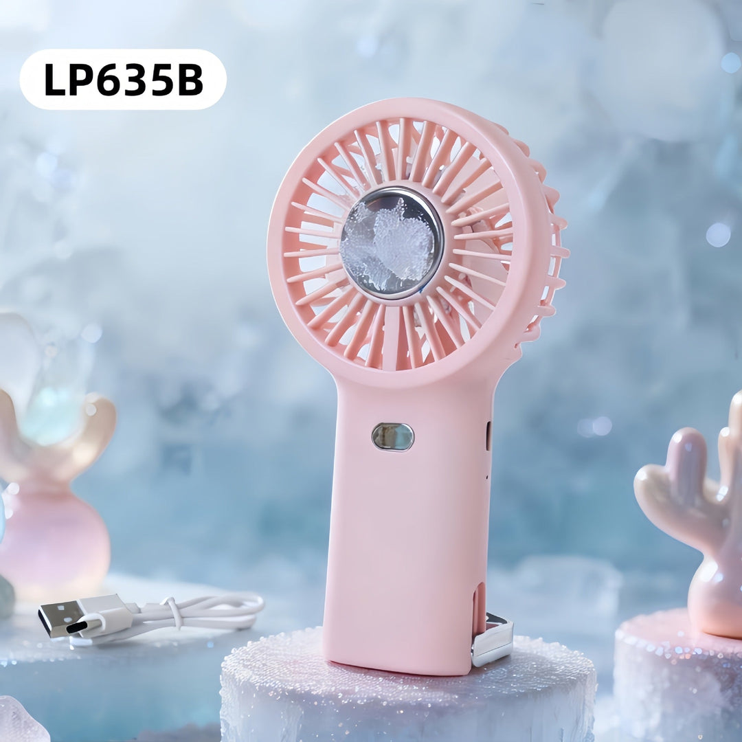 Women Portable Handheld Fan with Cooling Function Kalsten