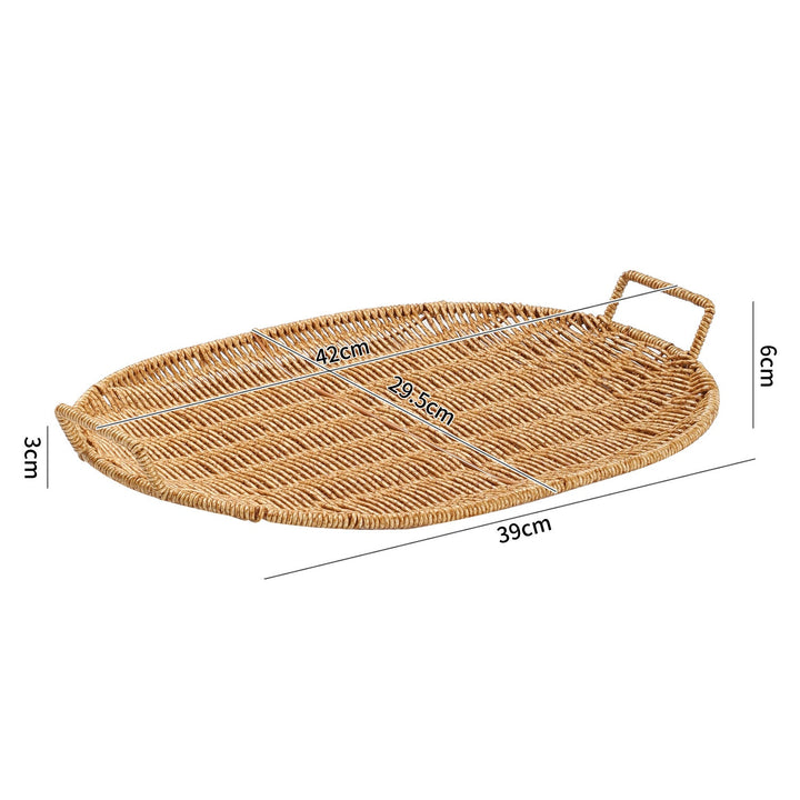 Handwoven Decorative Serving Basket Kalsten