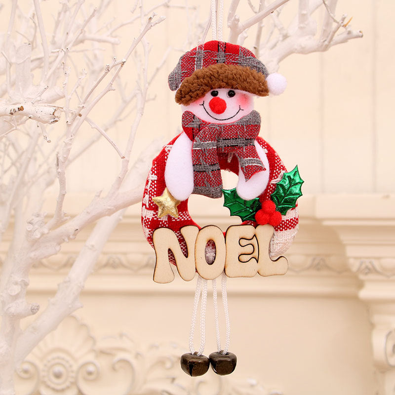 Decorative Christmas Snowman Wreath Kalsten