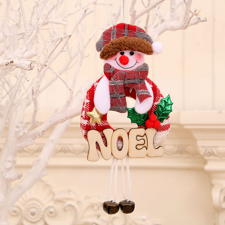Decorative Christmas Snowman Wreath Kalsten