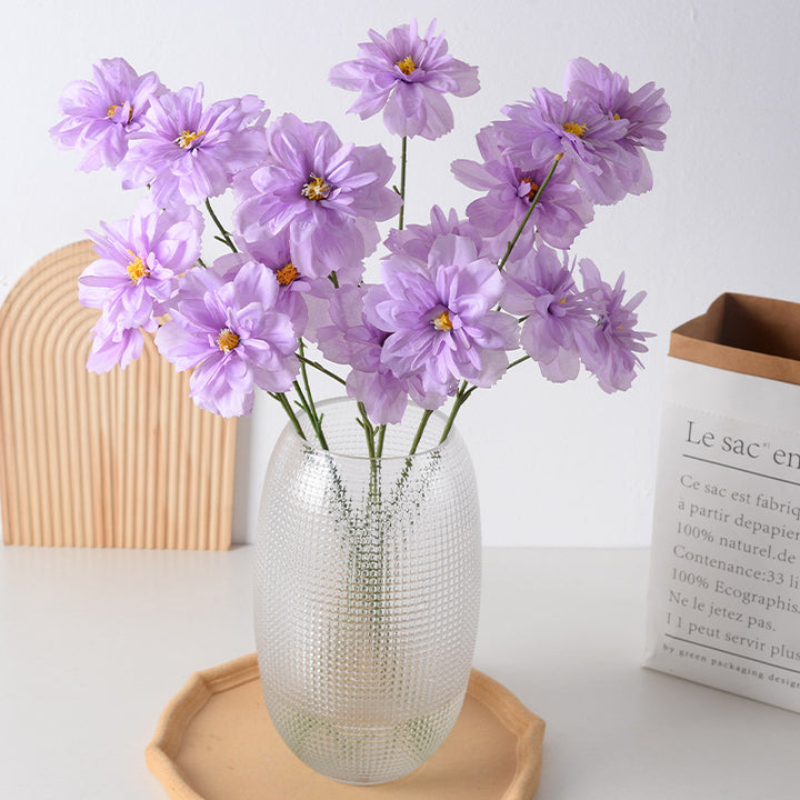 Decorative Fabric Flower Stem Arrangement