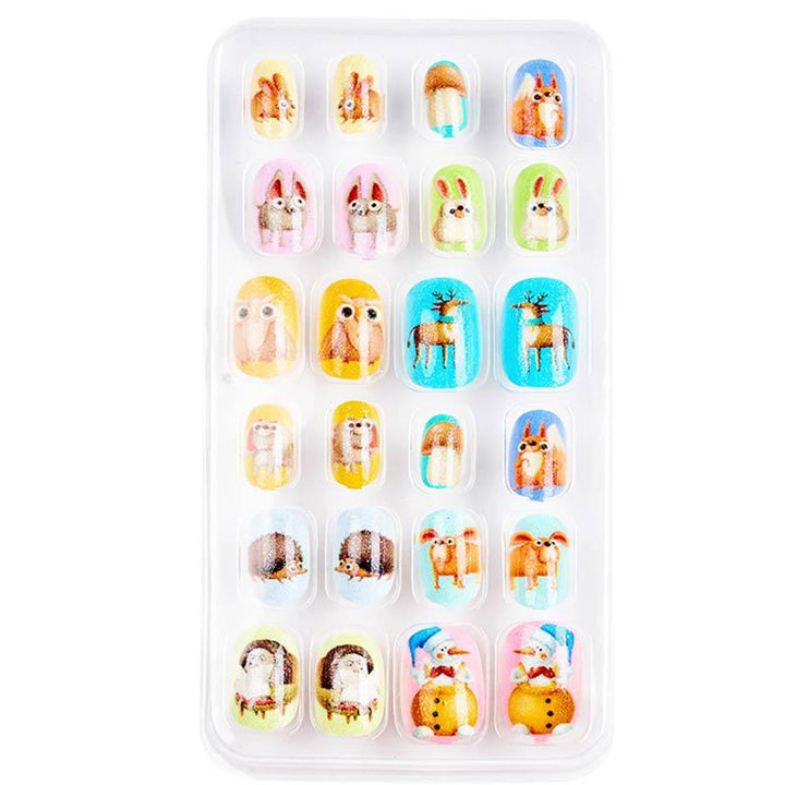 Decorative Animal-Themed Press-On Nails Kalsten
