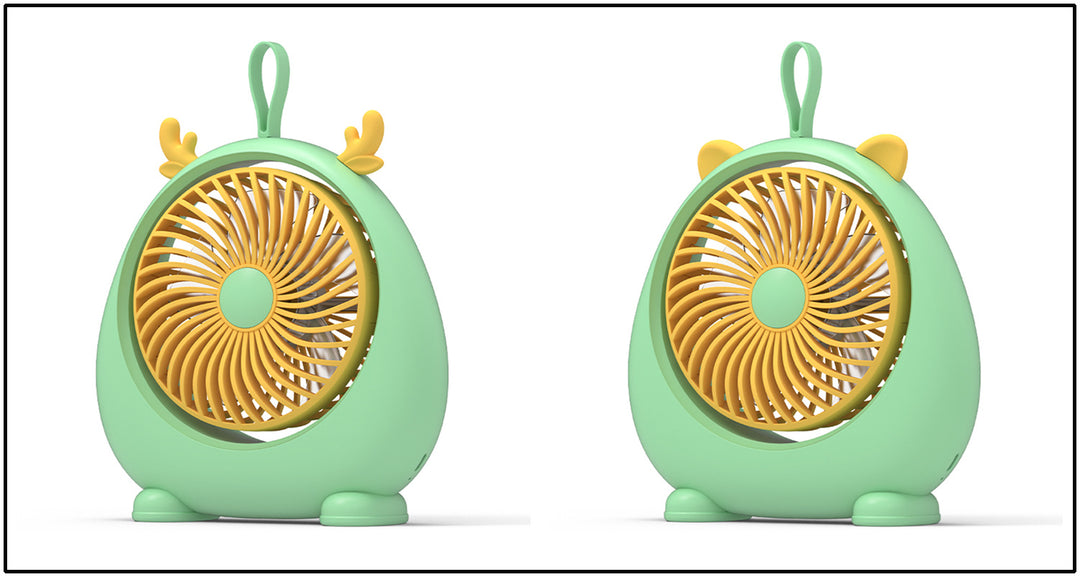 Ladies innovative mini fan in animal motif Kalsten
