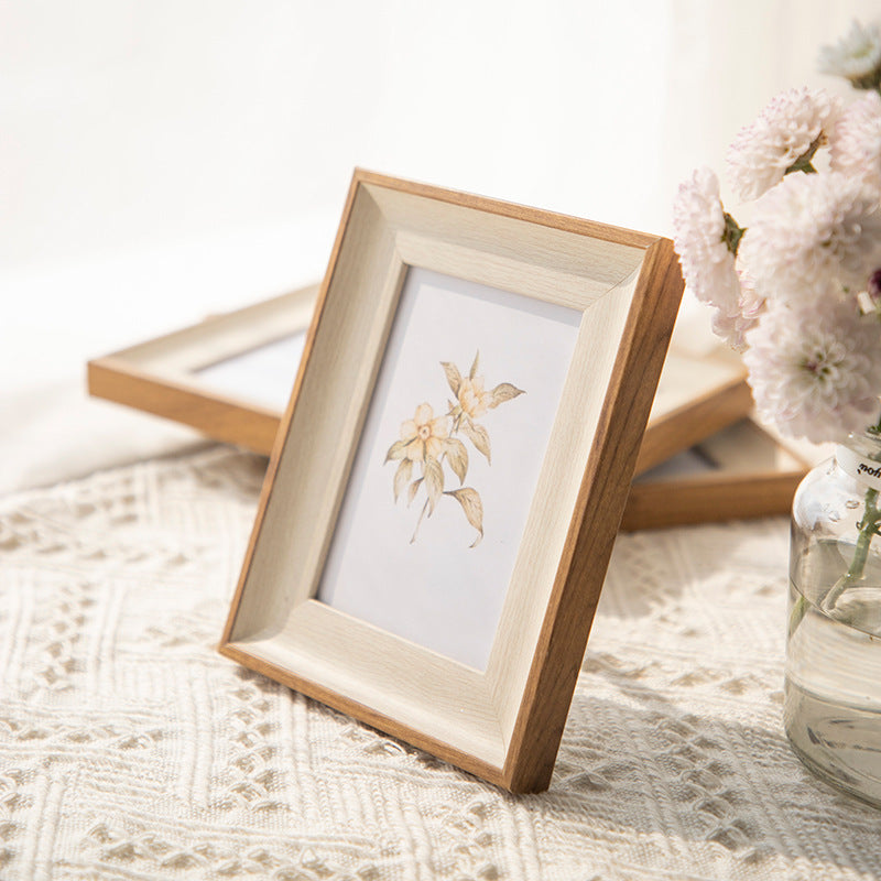 Elegant Wooden Table Picture Frame for Home Decor