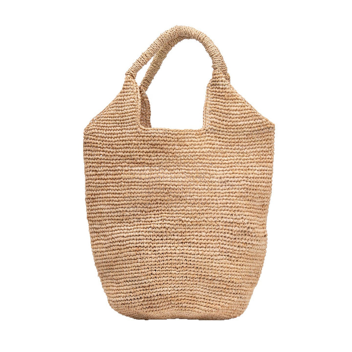 Handcrafted straw bag with modern accents Kalsten
