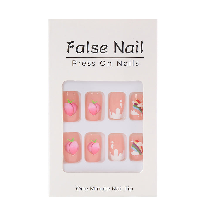 Artificial nails with cheerful flower designs Kalsten