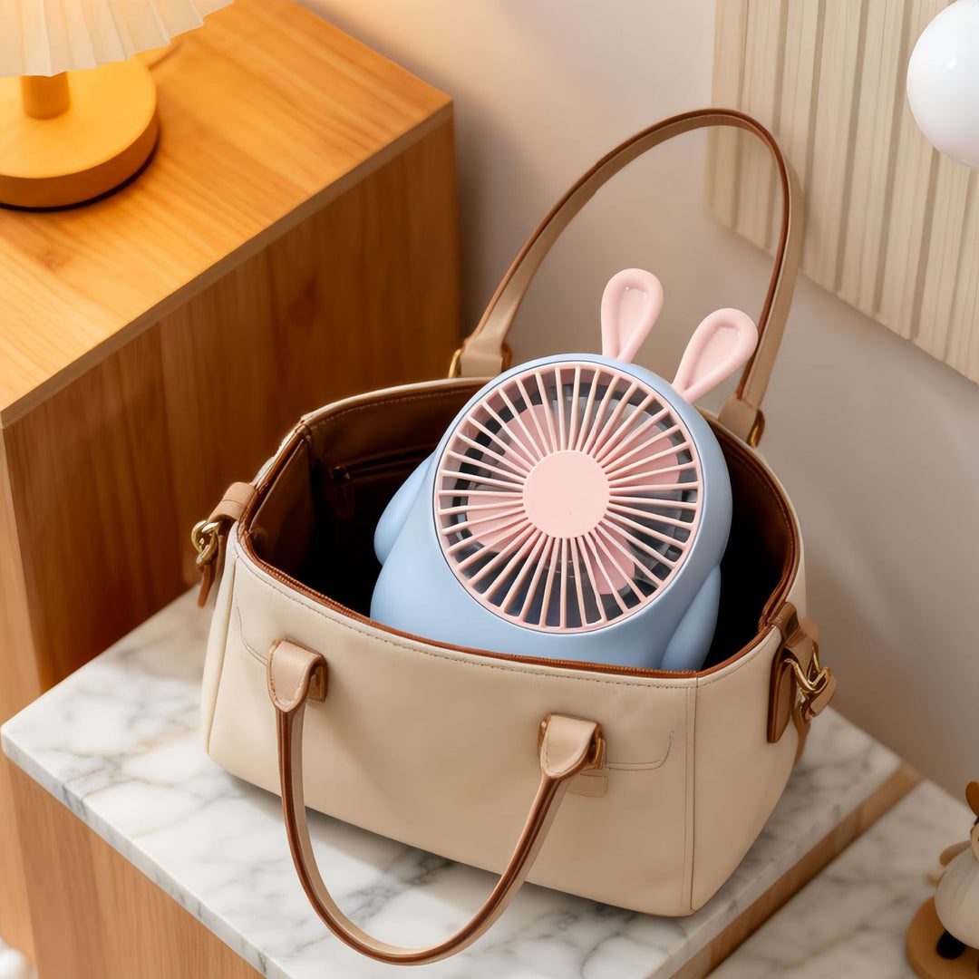 Ladies handheld fan with cute animal design Kalsten