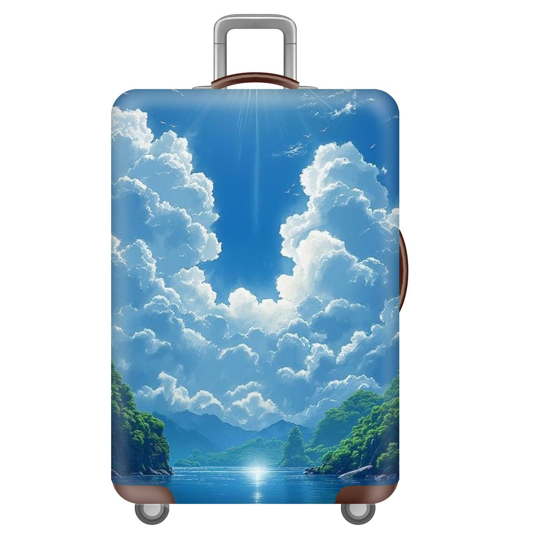 Unisex Hard Shell Suitcase with Inspiring Cityscape Kalsten