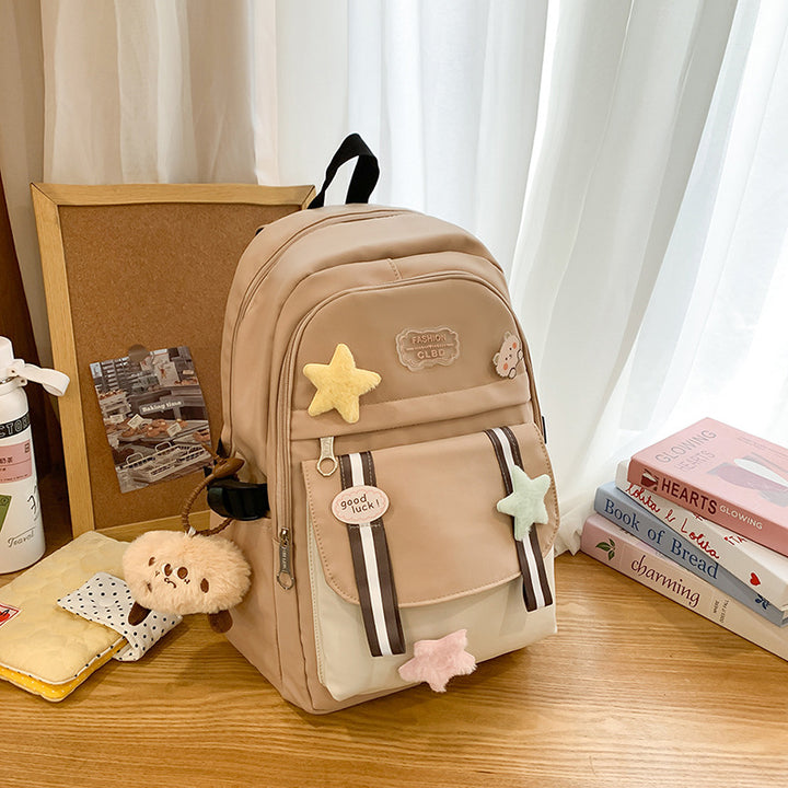 Cute Plush Animal Design Backpack