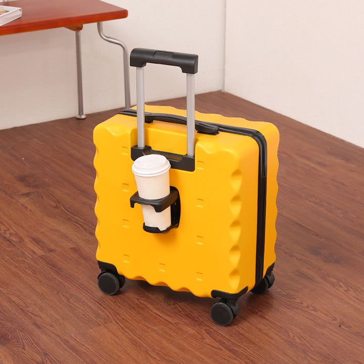 Innovative Beverage Holder Rolling Luggage Kalsten