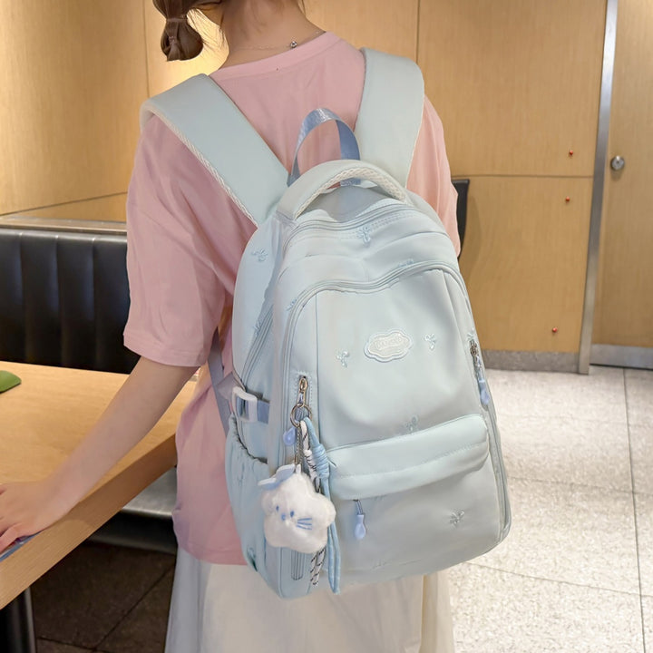 Floral Embroidered Backpack Kalsten