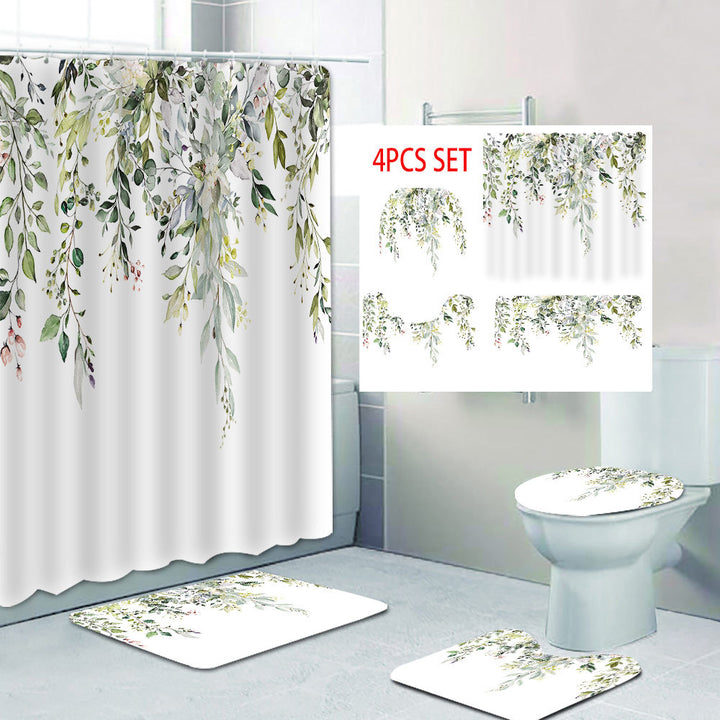 Artistic Floral Shower Curtain Kalsten
