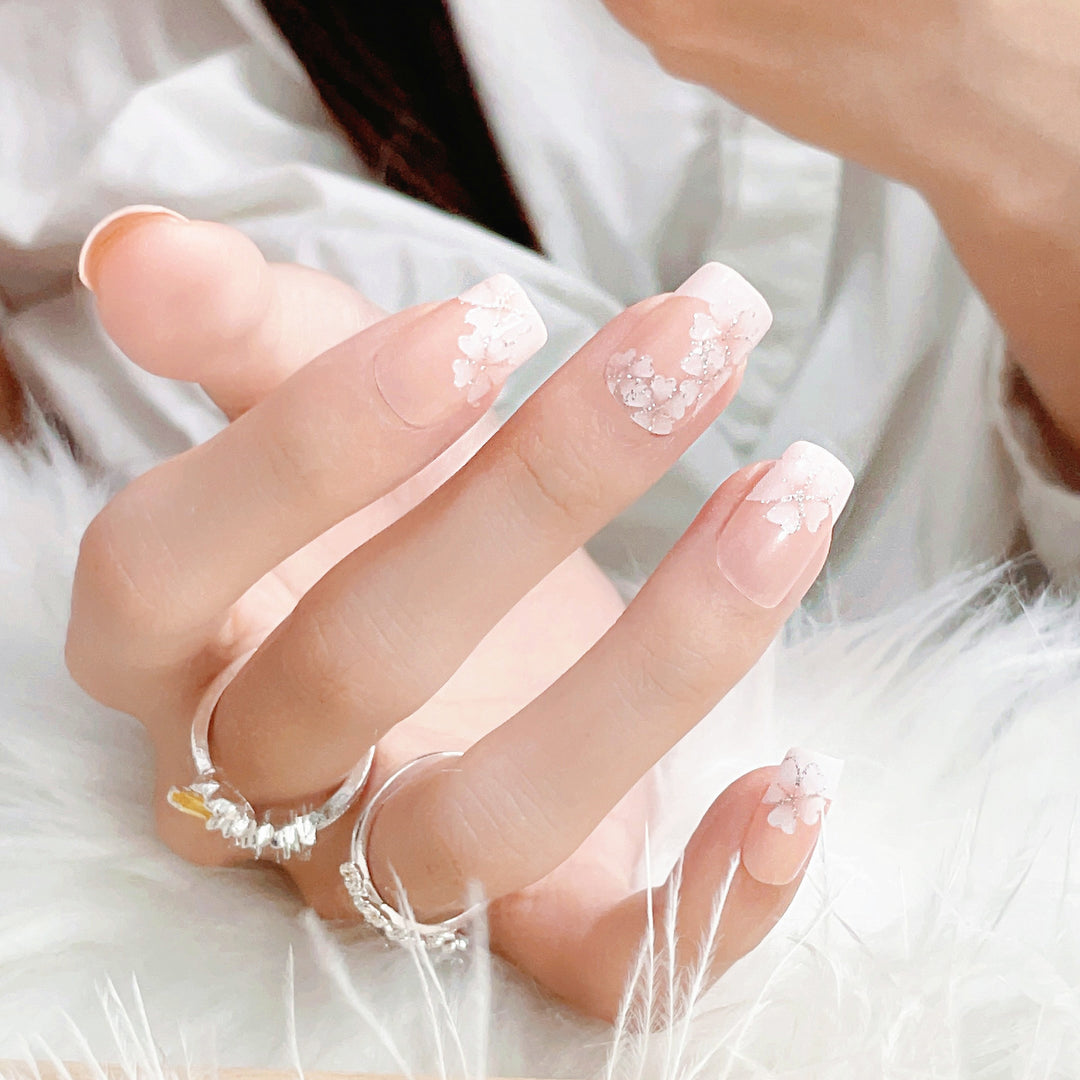 Premium Floral Nail Design