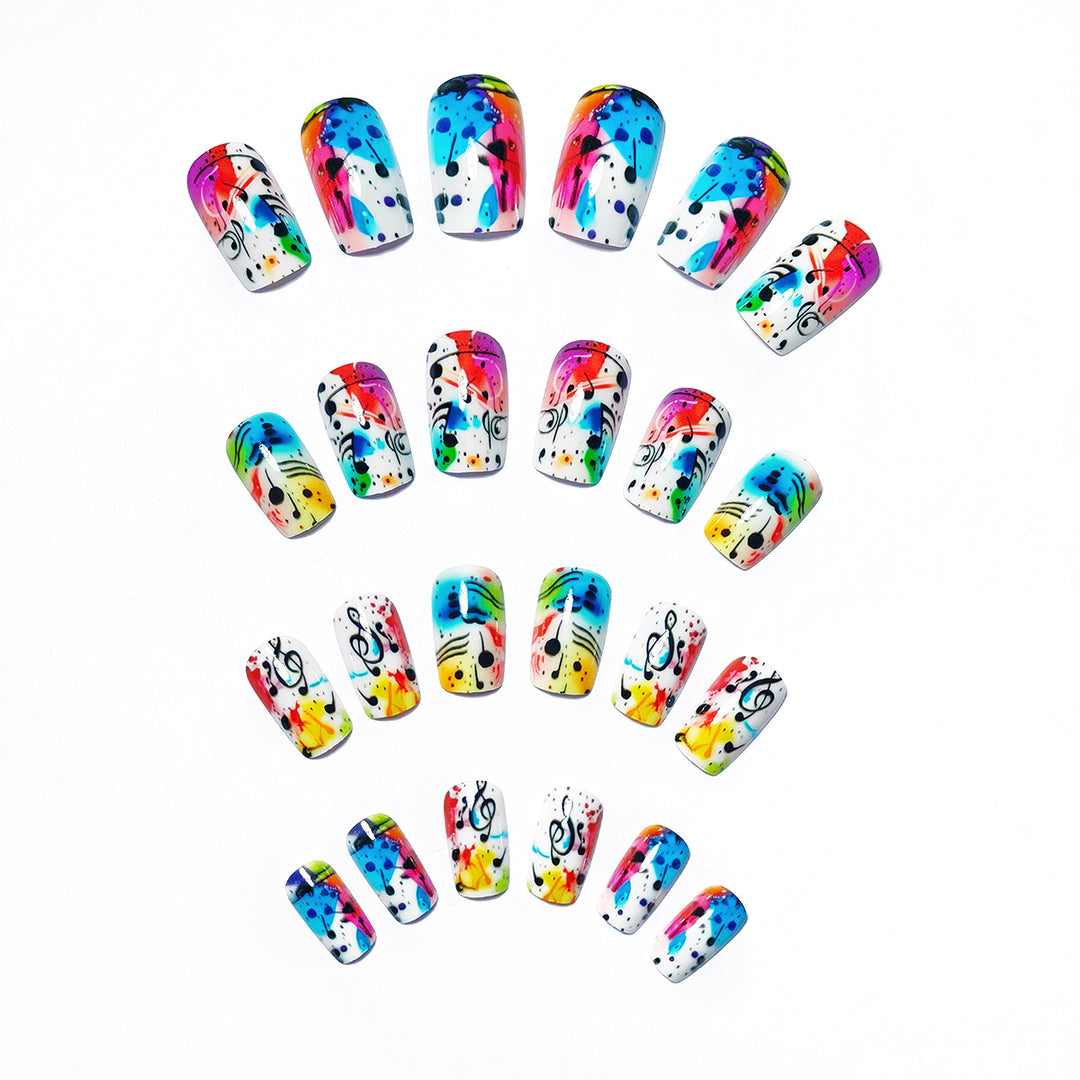 Musical Note Artistic Nail Art Kalsten