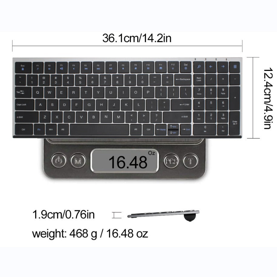 Ultra-lightweight wireless keyboard with long battery life Kalsten