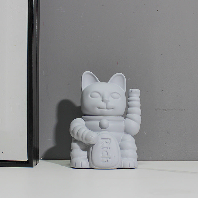 Playful Cat Figurine