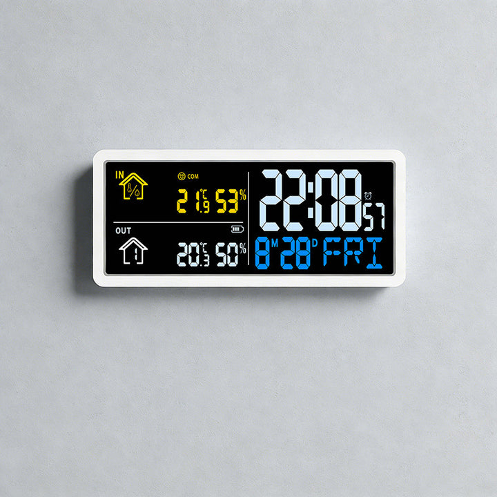 Digital weather forecast clock with hygrometer Kalsten