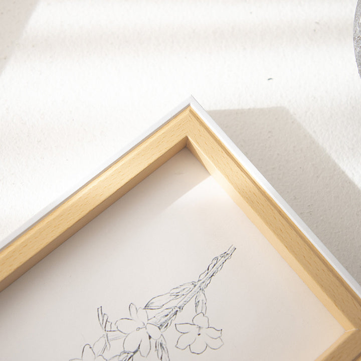 Artistic Botanical Print Frame for Wall Display