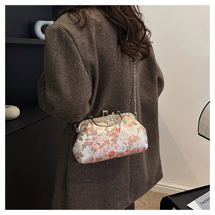 Vintage Floral Evening Bag
