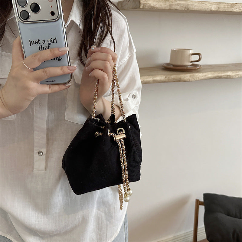 Stylish Leopard Print Bucket Handbag