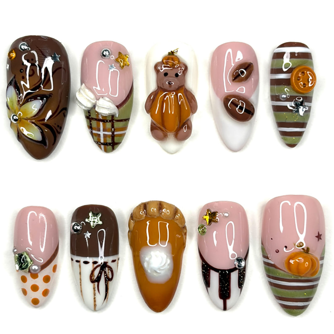 Thematic Whimsical Nail Art Set