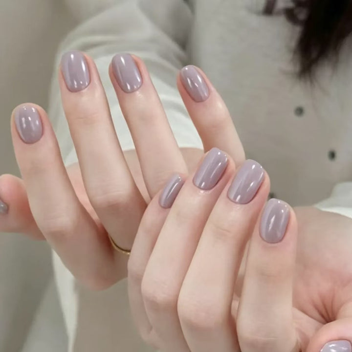 Elegant Glossy Nail Extensions