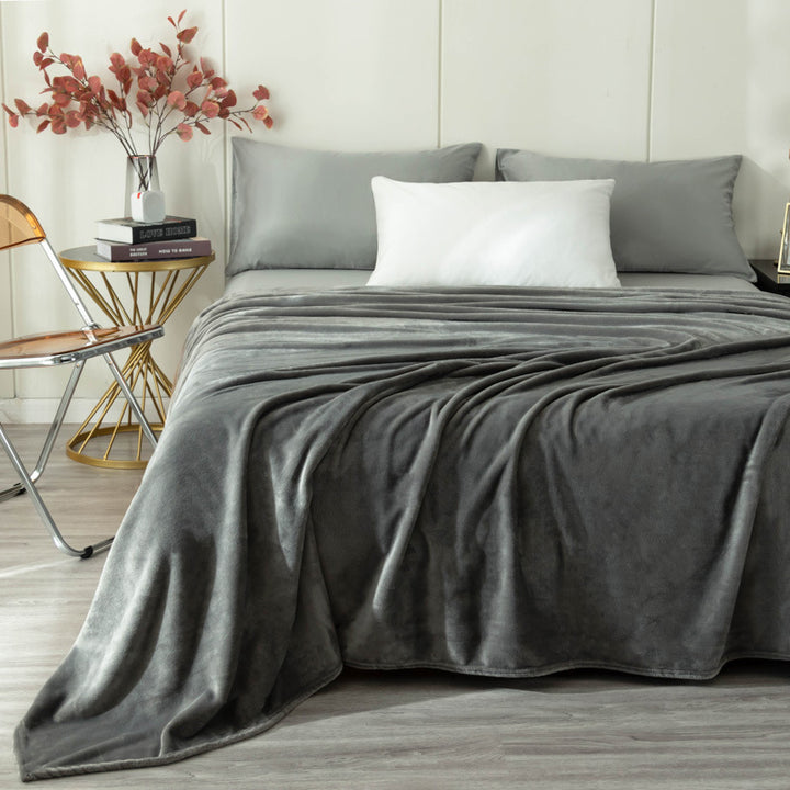 Plush Fleece Throw Blanket Kalsten