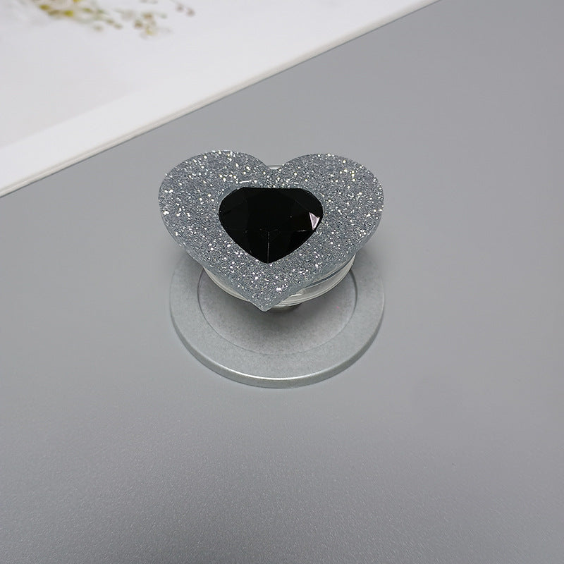 Decorative Heart-Shaped Phone Grip Kalsten