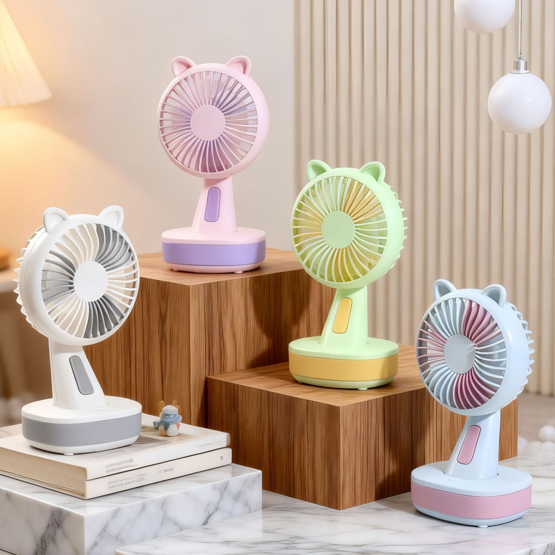 Women's Compact Table Fan with Animal Design Kalsten