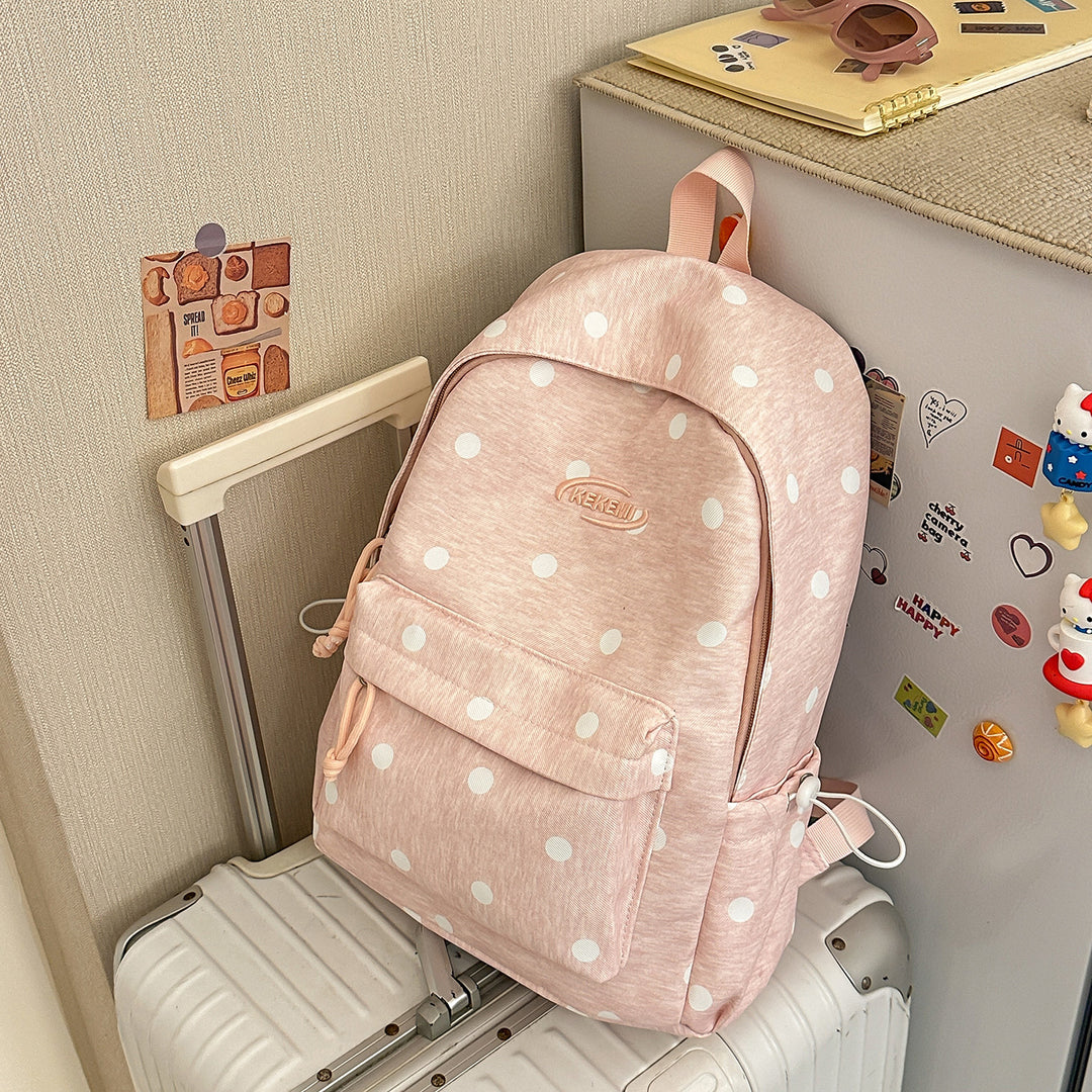 Cute Decorative Polka Dot Backpack Kalsten