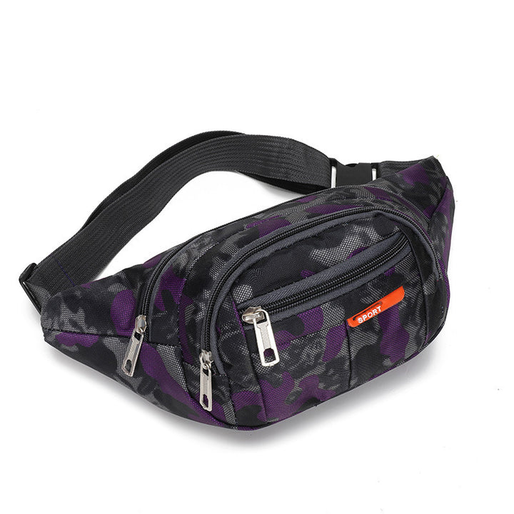 Sporty Multi-Compartment Fanny Pack