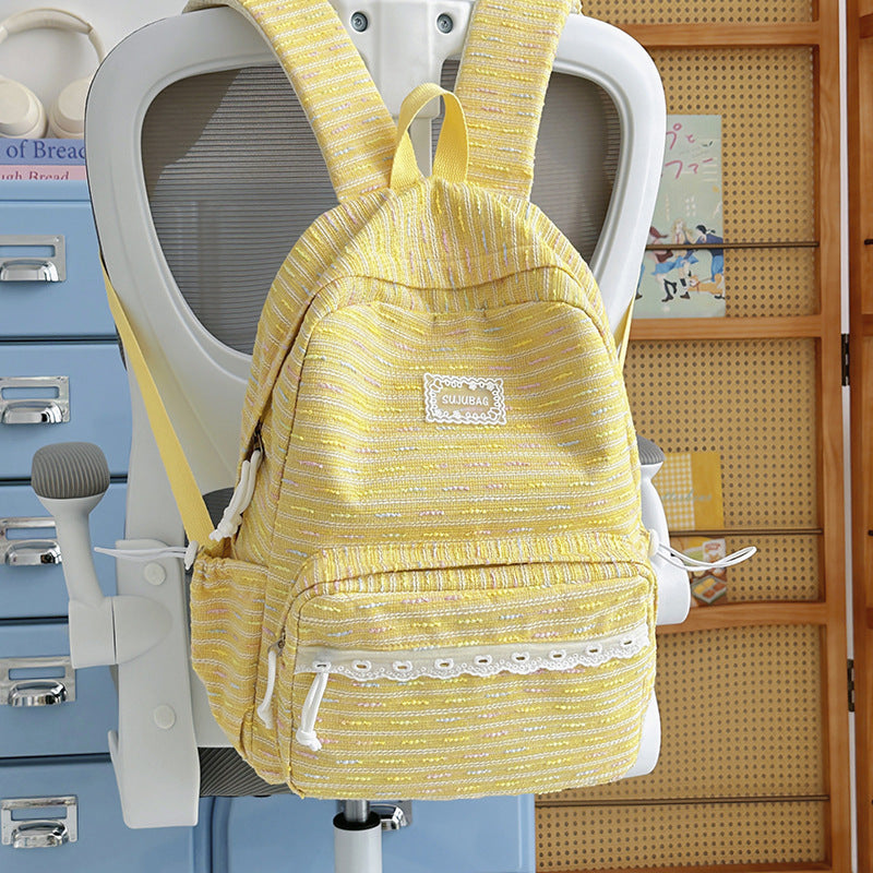 Textured Casual Backpack Kalsten